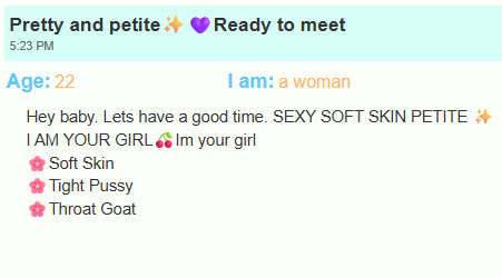 Gina account screenshot 1