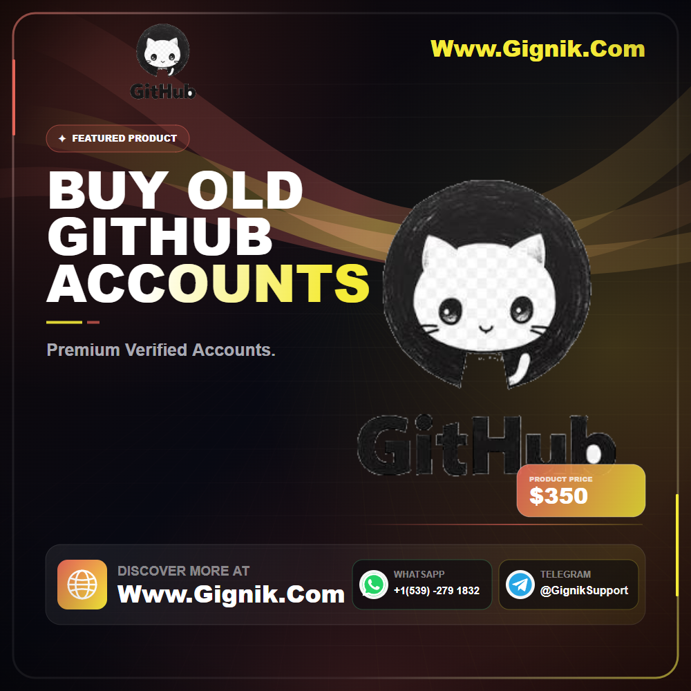 Buy Old Github Accounts