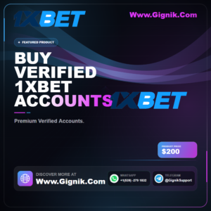 Buy Verified 1xBet Accounts