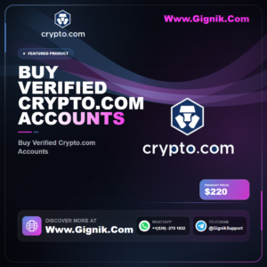 Buy Verified Crypto.com Accounts