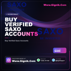 Buy Verified Saxo Accounts