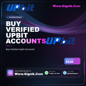 Buy Verified Upbit Accounts