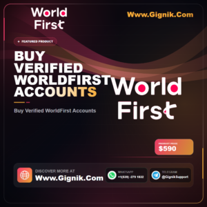 Verified WorldFirst Accounts